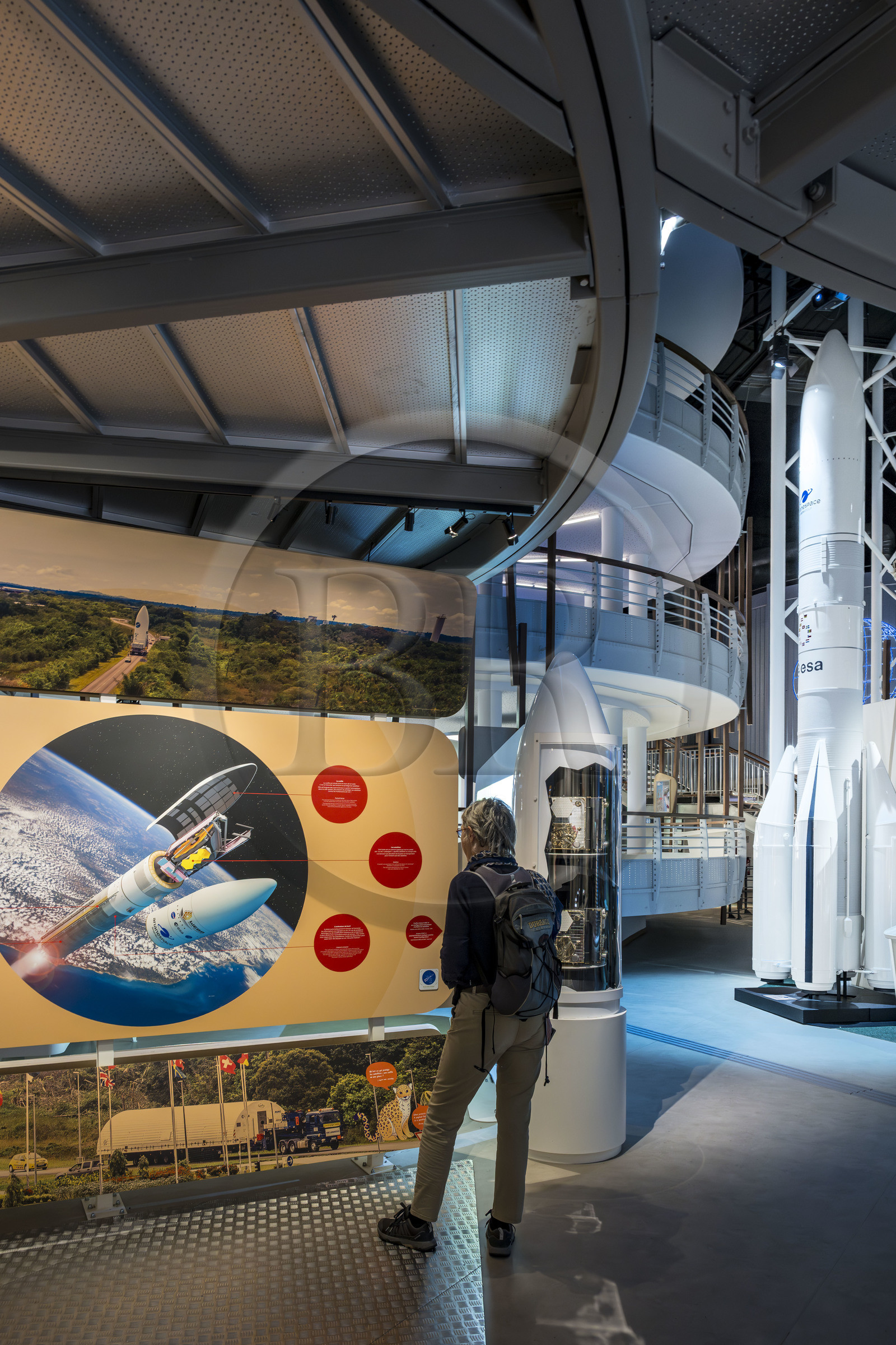 France, Guyane, Kourou, Centre Spatial Guyanais (CSG), Guyaspace Expérience (ancien Musée de l'Espace)