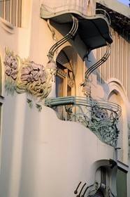 Hongrie, comté de Csongrad, Szeged, le Palais Reök, architecte : Ede Magyar-Oszadski