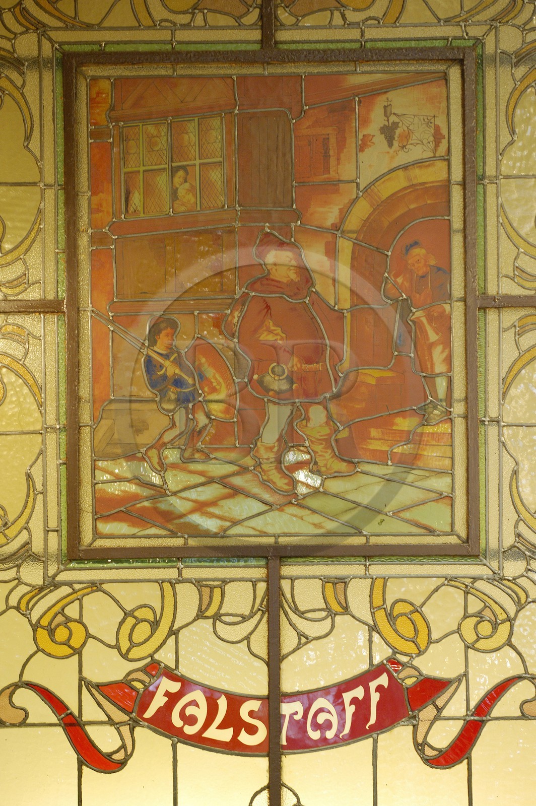 Belgique, Bruxelles, brasserie le Falstaff