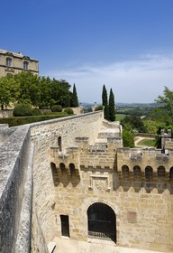 France, Vaucluse, Parc Naturel Regional du Luberon (Natural Regional Park of Luberon), Ansouis, labelled Les Plus Beaux Villages de France (The Most Beautiful Villages of France), Ansouis castle