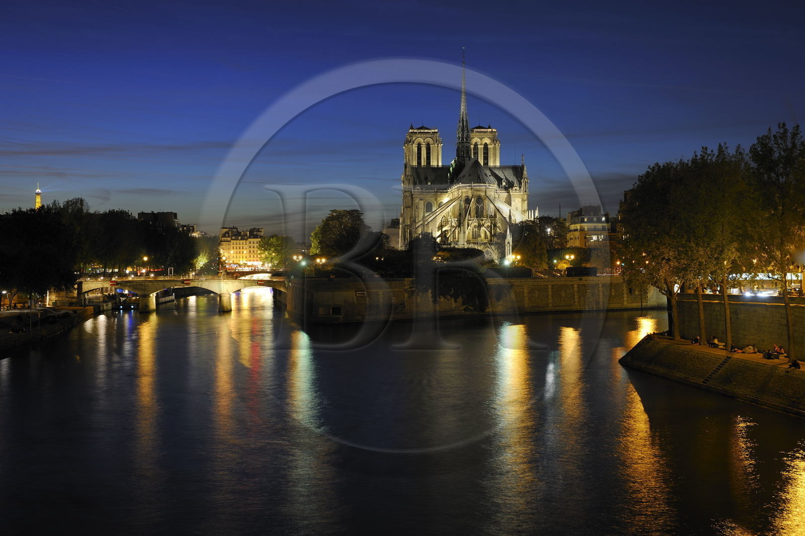 France, Paris, the Seine river banks listed as World Heritage by UNESCO, the Notre Dame Cathedral