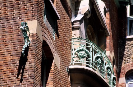 France, Paris 16ème (75), le Castel Béranger de l' architecte Guimard