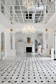 France, Alpes-Maritimes (06), Cannes, la villa Alabama puis Cornelia devenue maintenant la villa White House, construite par l'architecte Charles Baron en 1872