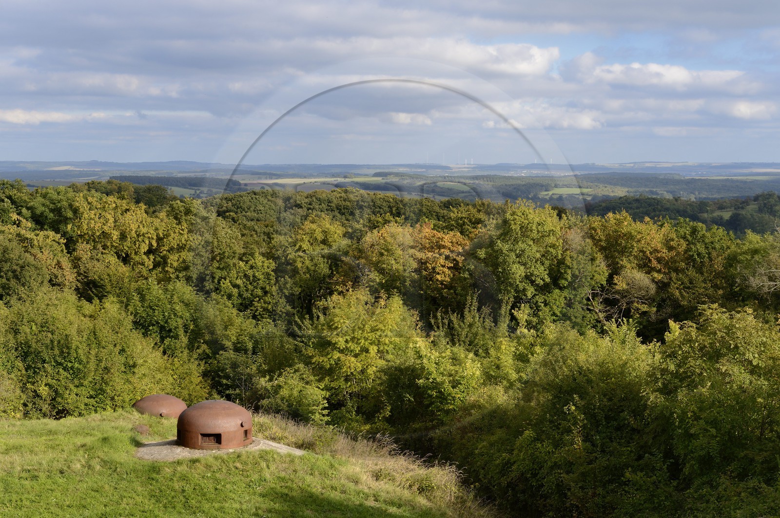France, Moselle (57), Veckring, Ligne Maginot, forteresse du Hackenberg, cloche blindée