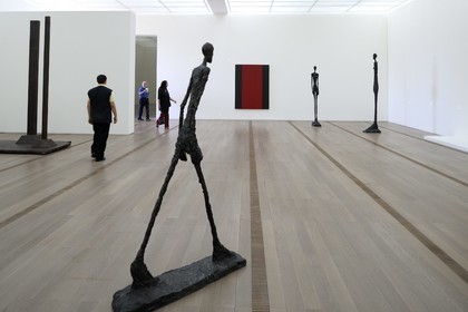 Switzerland, Basel, Beyeler Foundation, works of Giacometti
