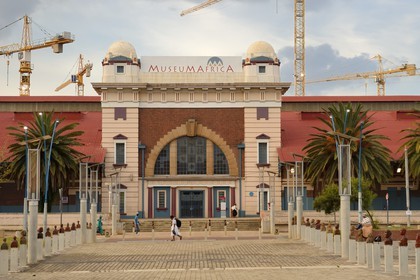 Afrique du Sud, province de Gauteng, Johannesburg, CBD (Central Business District), Newtown, le Museum Africa, principalement construit autour de l'histoire et de la culture sud-africaine