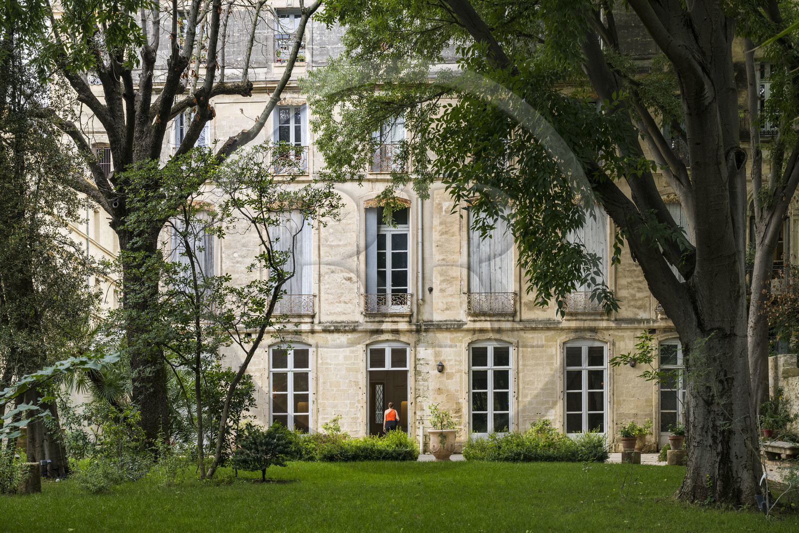 France, Hérault (34), Montpellier, centre historique appelé l’Ecusson, Hotel de Girard, hotel particulier du XVIIème siècle