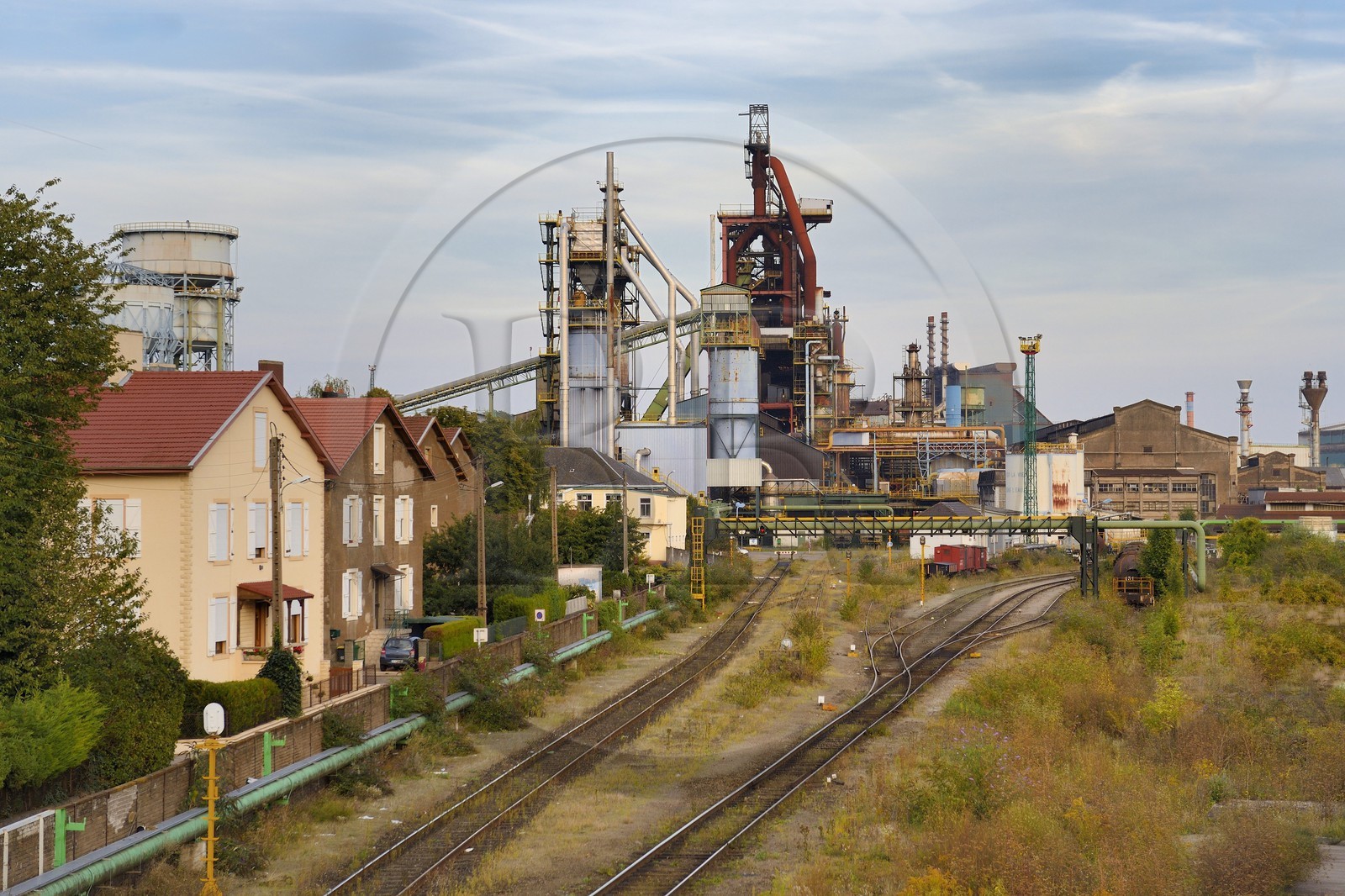 France, Moselle (57), Vallée de la Fensch, Hayange, usine sidérurgique, les derniers Hauts-fourneaux (dit de Florange) du groupe ArcelorMittal