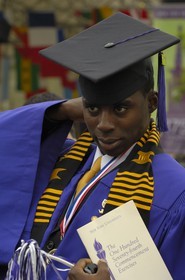 Etats-Unis, New York, Manhattan, la remise de diplomes (graduations) de New York University (NYU) à Washington square