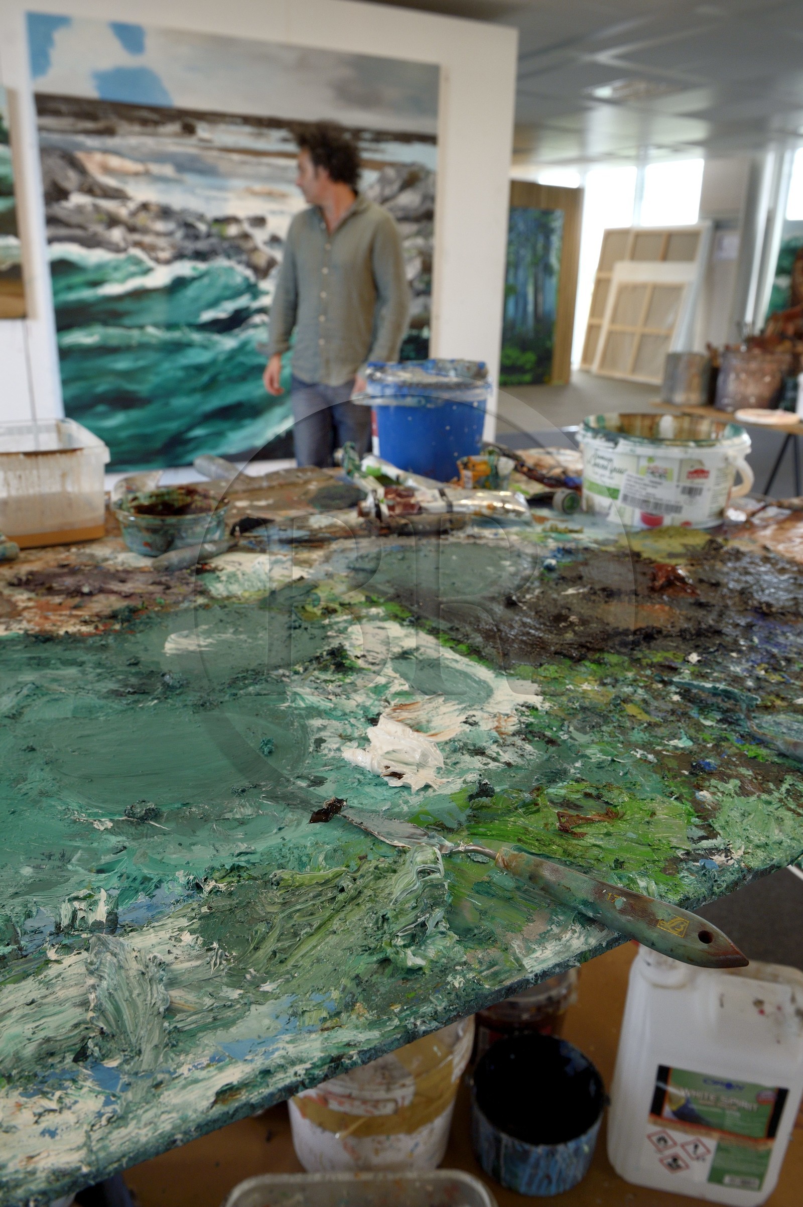 France, atelier de Fred Kleinberg au sein de l'entreprise Manutant France, atelier de Fred Kleinberg au sein de l'entreprise Manutant