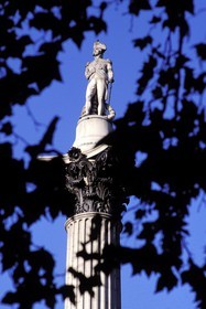 United Kingdom, London, Nelson's column in Trafalgar Square