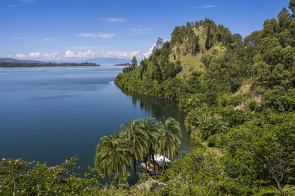 Rwanda, Province de l’Ouest, Karongi (anciennement nommée Kibuye), rives du lac Kivu