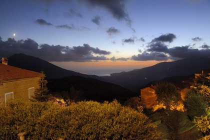 France, Corse-du-Sud (2A), région de Sartène, village de Fozzano