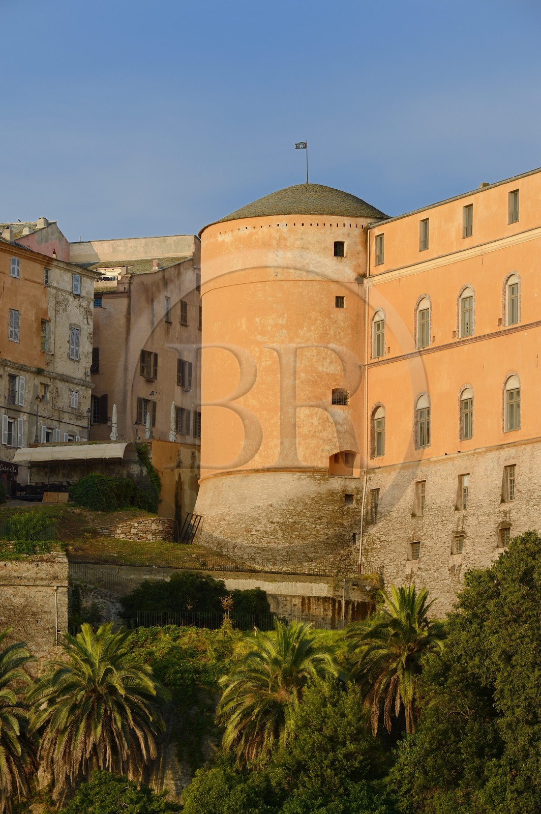France, Haute-Corse (2B), Bastia, la Citadelle quartier de Terra-Nova, l'ancien palais des gouverneurs génois qui héberge le Musée d'Histoire de Bastia