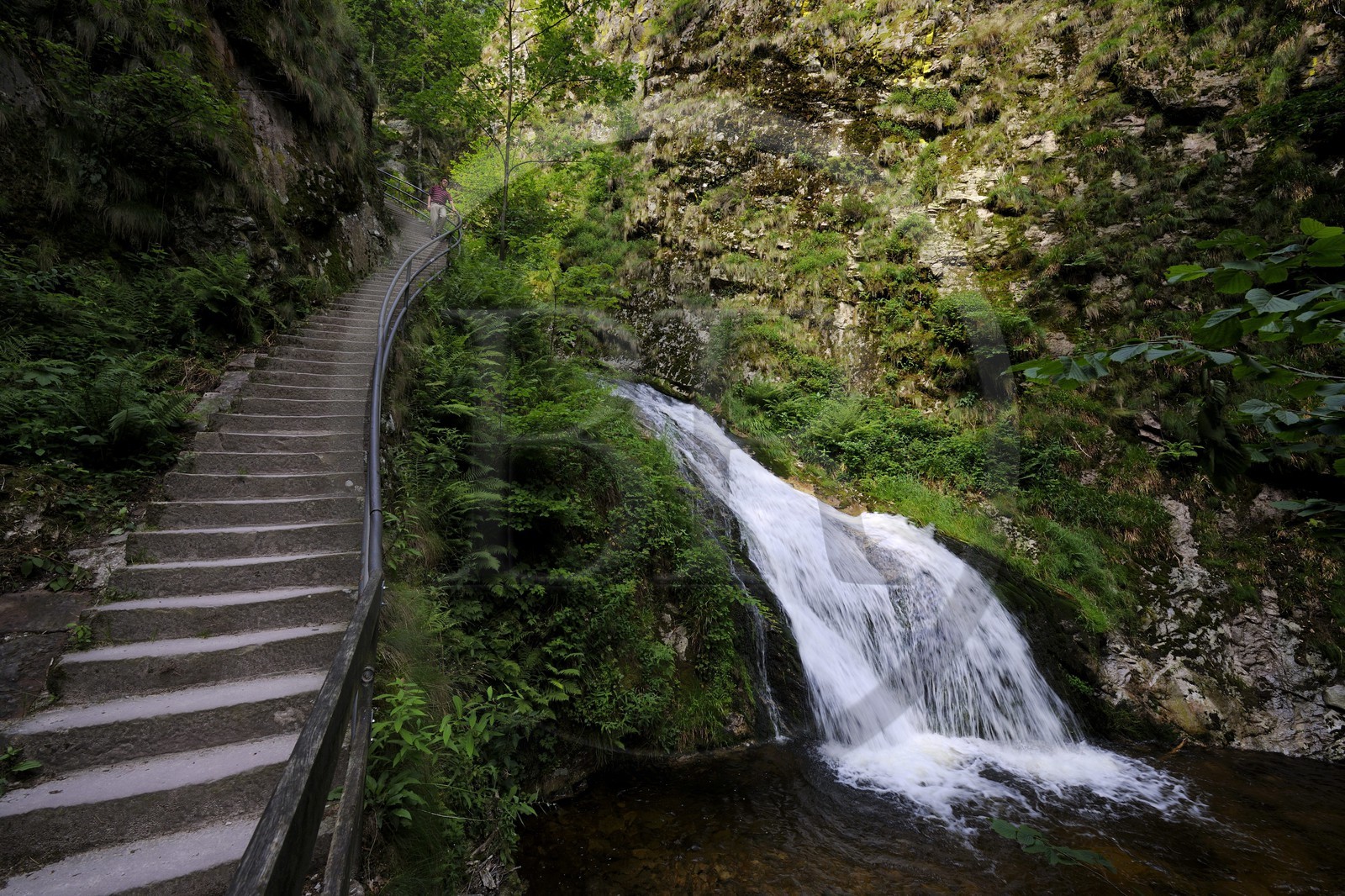 Allemagne, Forêt Noire, Schwartzwald, Bade-Würtemberg, les chutes du couvent Allerheiligen (Tous les saints)
