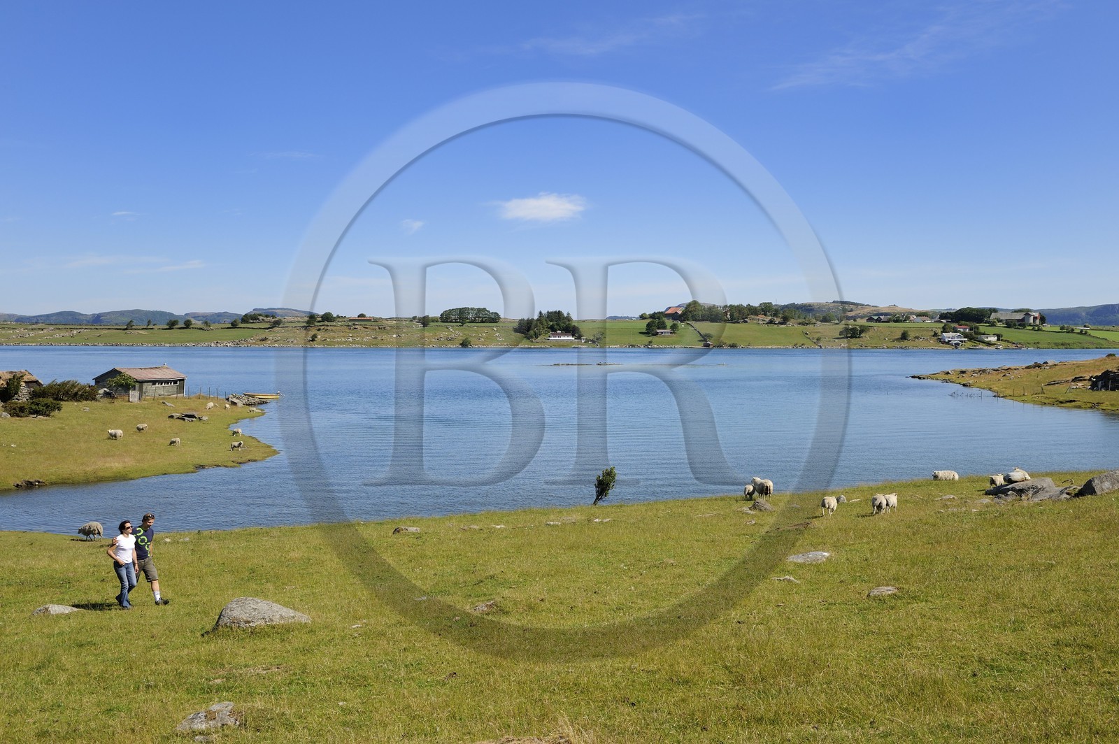 Norvège, Rogaland, région de Stavanger, l'île de Bru