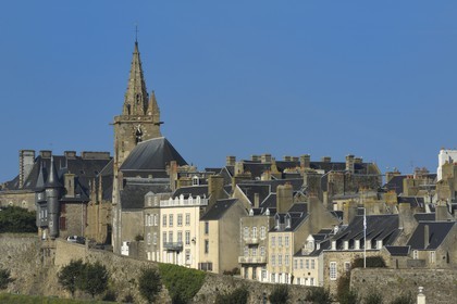 France, Manche, Cotentin, Granville, the Haute Ville (Upper town), Notre Dame de Cap Lihou Church
