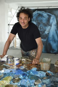 France, Val-de-Marne, Yvry-sur-Seine, Workshop of Fred Kleinberg, work for the exhibition Odyssée (Odyssey)