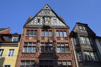 Germany, Baden-Wurttemberg, Freiburg im Breisgau, neo-Gothic building on Kaiser-Joseph Strasse 229