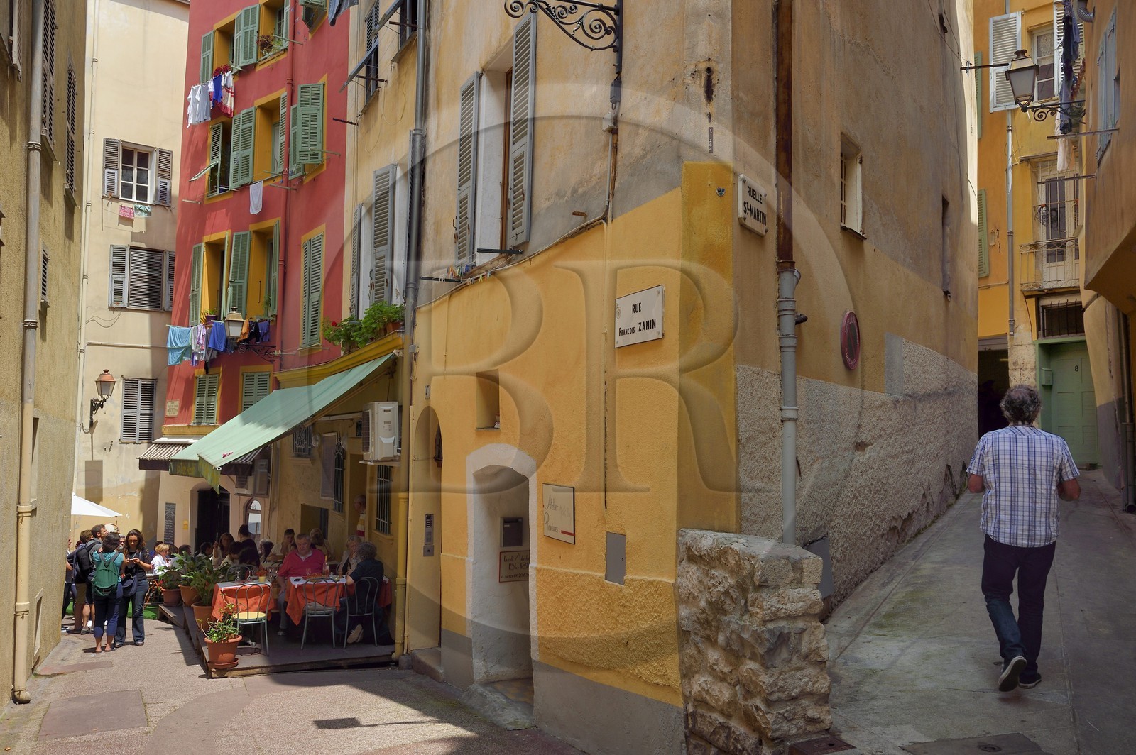 France, Alpes-Maritimes (06), Nice, quartier du Vieux Nice, restaurants rue François Zanin