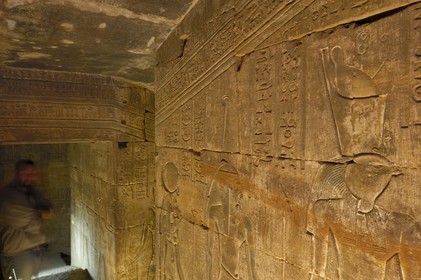 Egypt, Upper Egypt, Nile Valley, Edfu, temple dedicated to Horus God