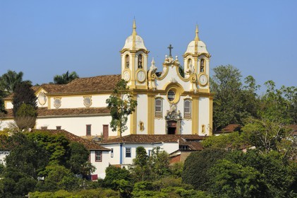 Brazil, Minas Gerais state, Tirandentes, Matriz de Santo Antonio, Santo Antonio church (Gold Route, Estrada Real)