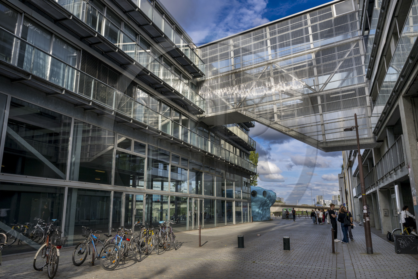 France, Loire-Atlantique (44), Nantes, Ecole nationale supérieure d'architecture créé par les architectes primés Lacaton & Vassal
