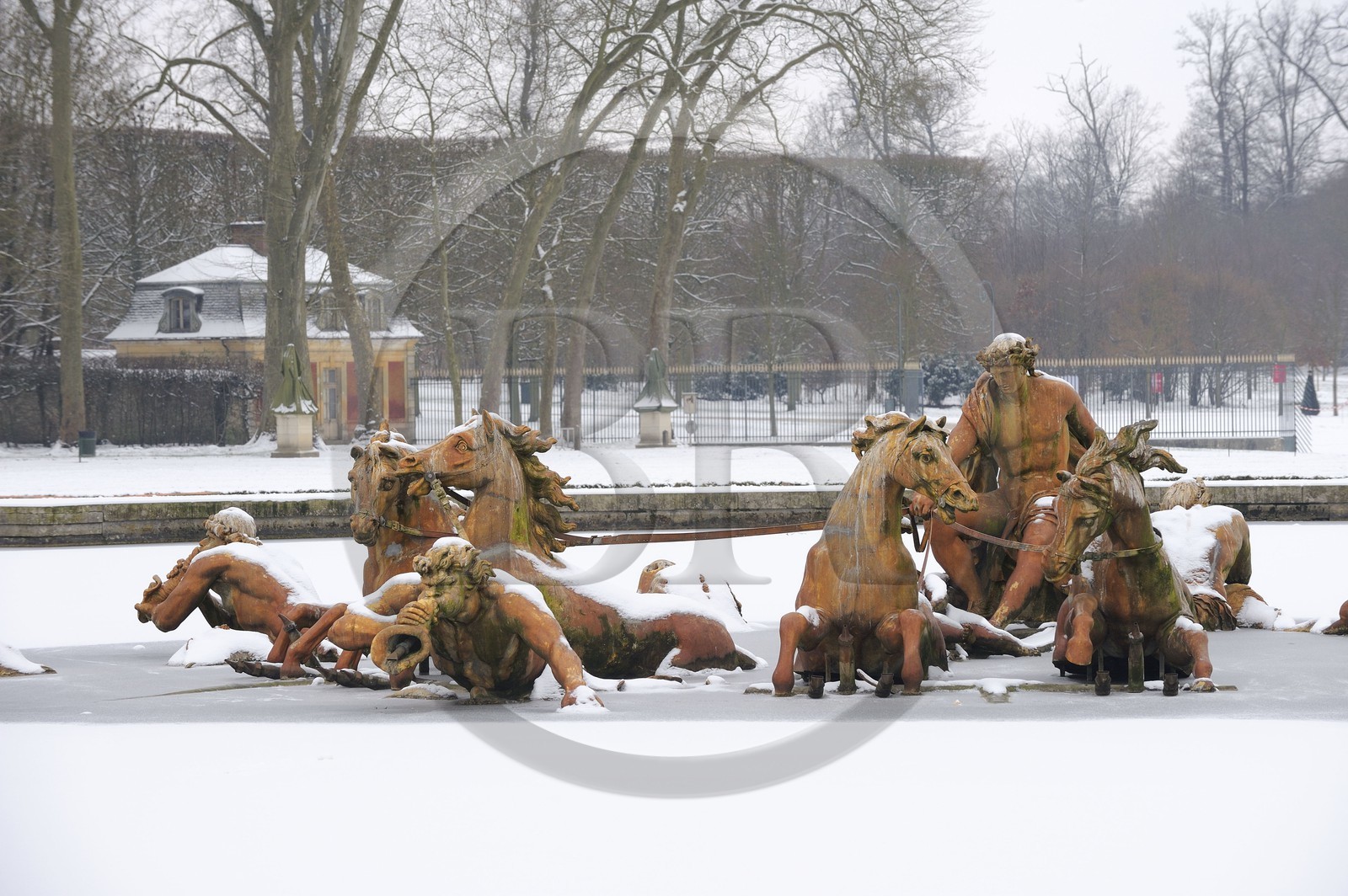 France, Yvelines, Chateau de Versailles, listed as World Heritage by UNESCO, Apollo Basin by Tuby with the Apollo's Cart