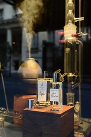 Argentina, Buenos Aires, Fueguia artisanal perfume shop on Avenida Alvear, one of the most exclusive streets of uptown