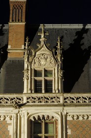 France, Loir et Cher, Loire Valley listed as World Heritage by UNESCO, Chateau de Blois, facade of Louis XII Wing