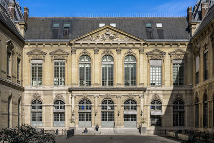 France, Paris (75), Bibliothèque Nationale de France (National Library of France), Richelieu site, the main courtyard