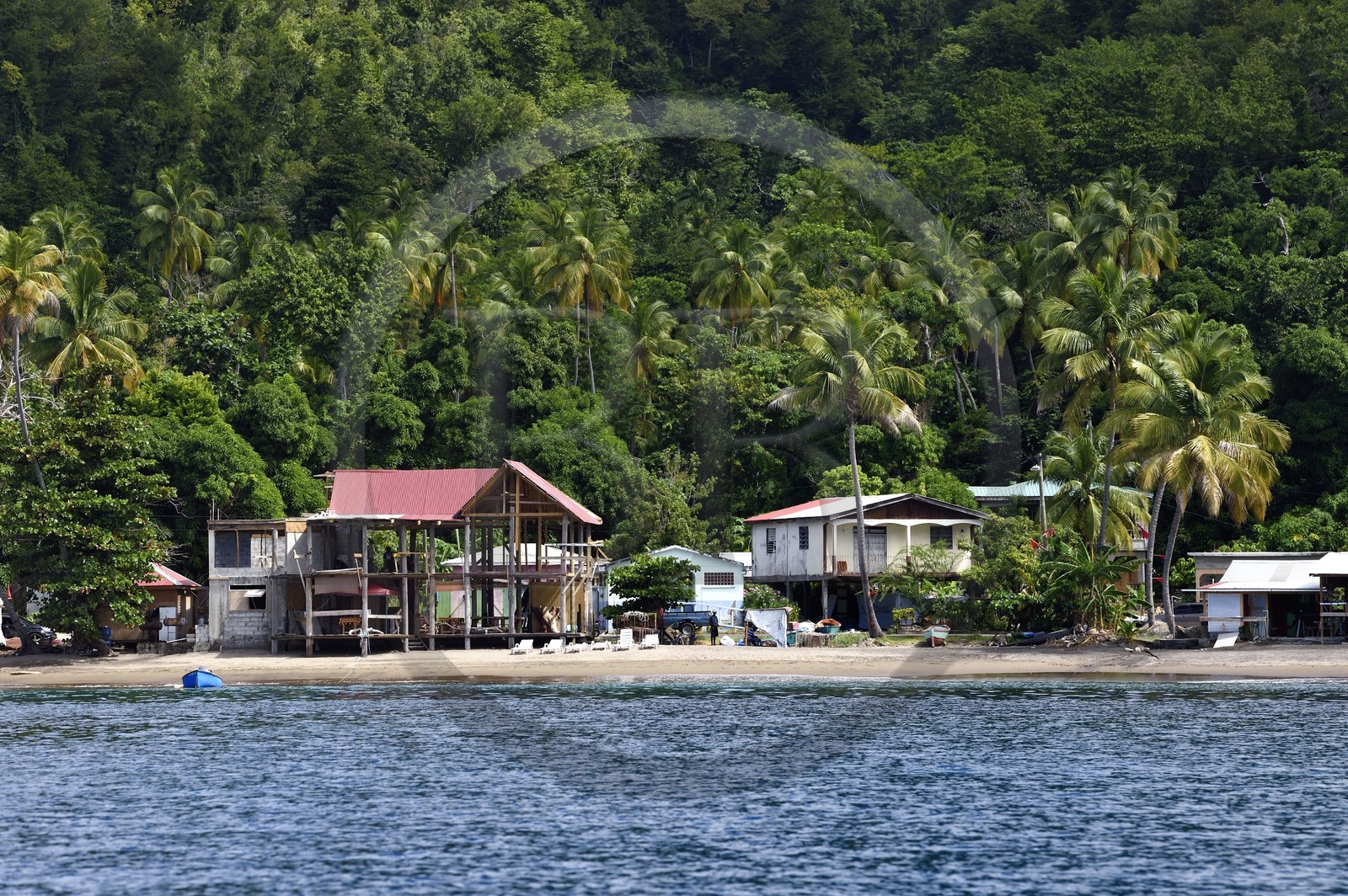 Caraïbes, Ile de la Dominique, Toucari Bay au nord de Portsmouth