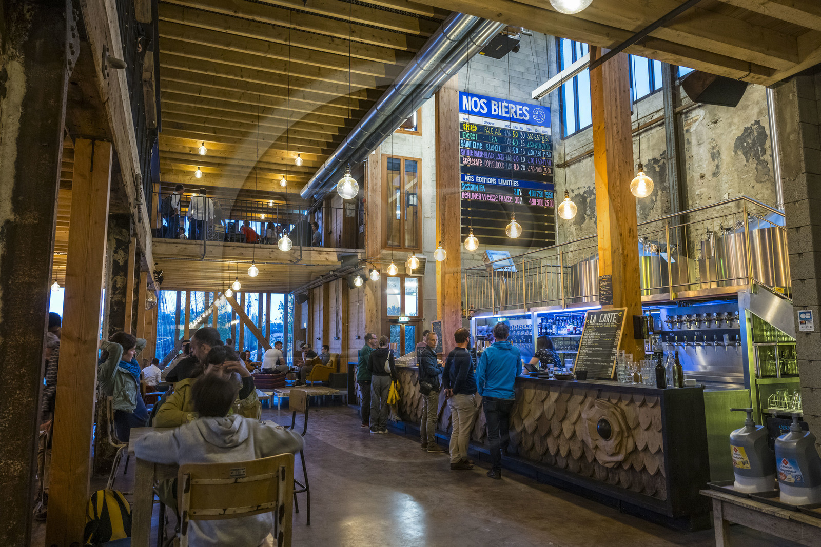 France, Loire-Atlantique (44), Nantes, quartier Bas-Chantenay, brasserie Little Atlantic Brewery