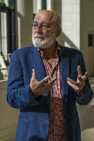 France, Loire Atlantique, Nantes, Graslin district, the Graslin theater and opera, Alain Surrans director of Angers Nantes Opéra