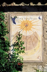 France, Var (83), Provence Verte, village de Bras vers Saint-Maximin-la-Sainte-Baume, la maison d'hôtes Le Peyrourier, une campagne en Provence