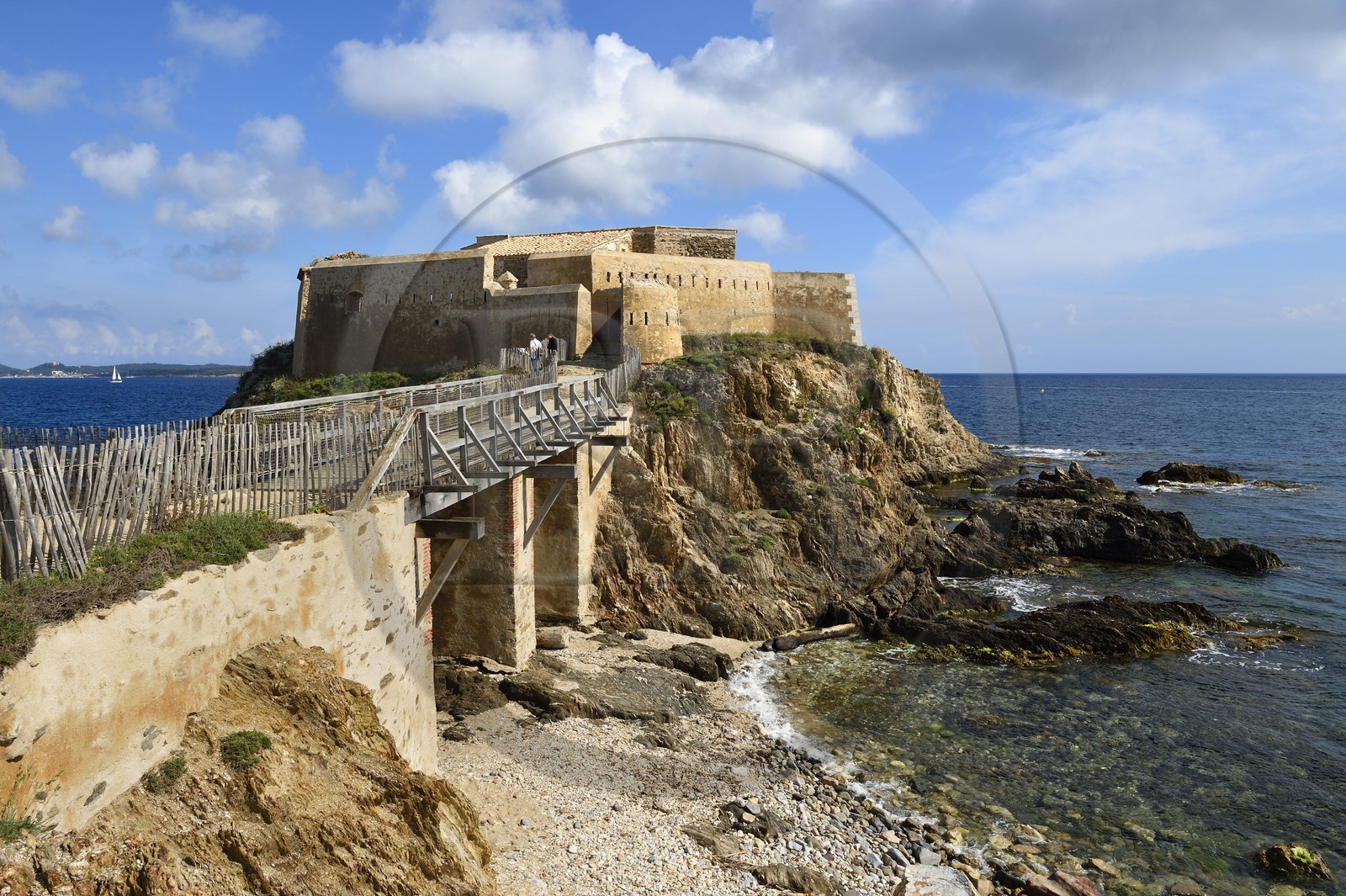 France, Var (83), Hyères, Presqu'île de Giens, la tour Fondue