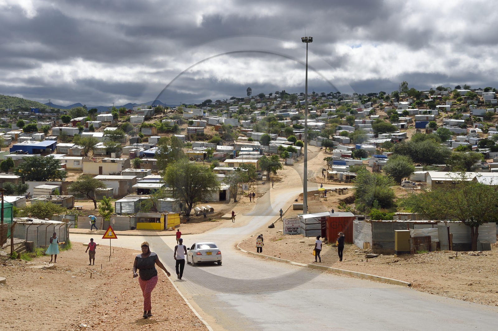 Namibie, région de Khomas, Windhoek, township de Katutura