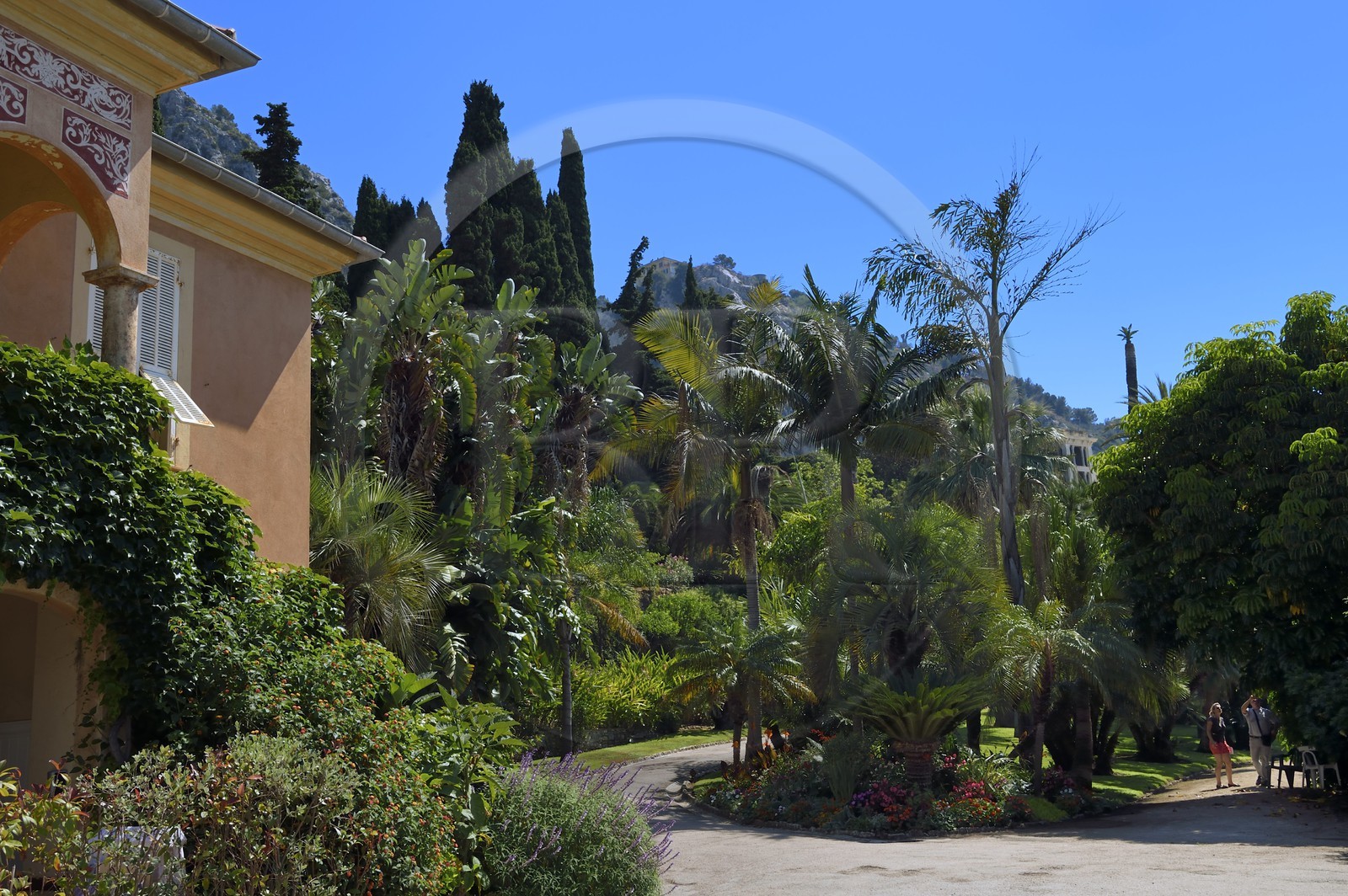 France, Alpes-Maritimes (06), Menton, quartier de Garavan, le jardin de Maria Serena