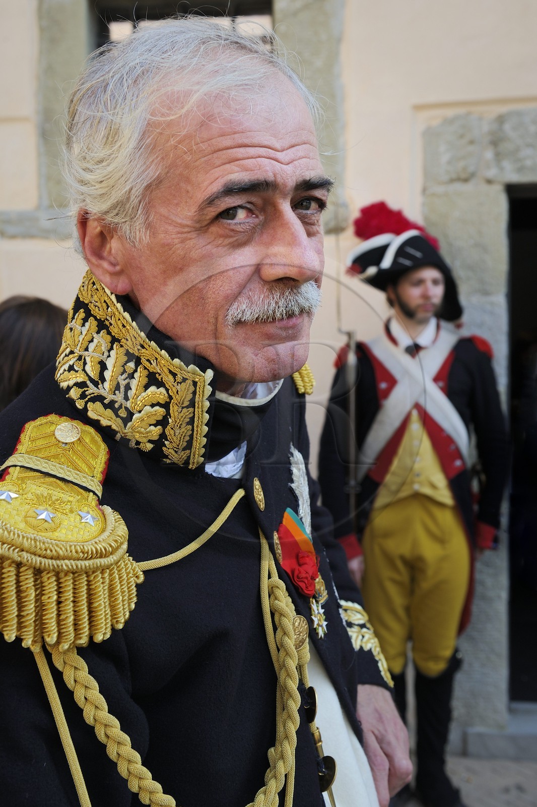 Italie, Ligurie, Sarzana, Napoleon Festival, le maréchal d'Empire Massena