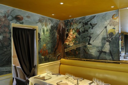 France, Yvelines, Chatou, the island of the Impressionists, the Restaurant La Maison Fournaise from the mid-nineteenth century was the mecca of the Impressionists and canoeing