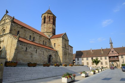 France, Bas Rhin, Rosheim village, St-Pierre and St-Paul roman Church