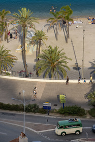 France, Alpes-Maritimes, Menton, the Sablettes beach