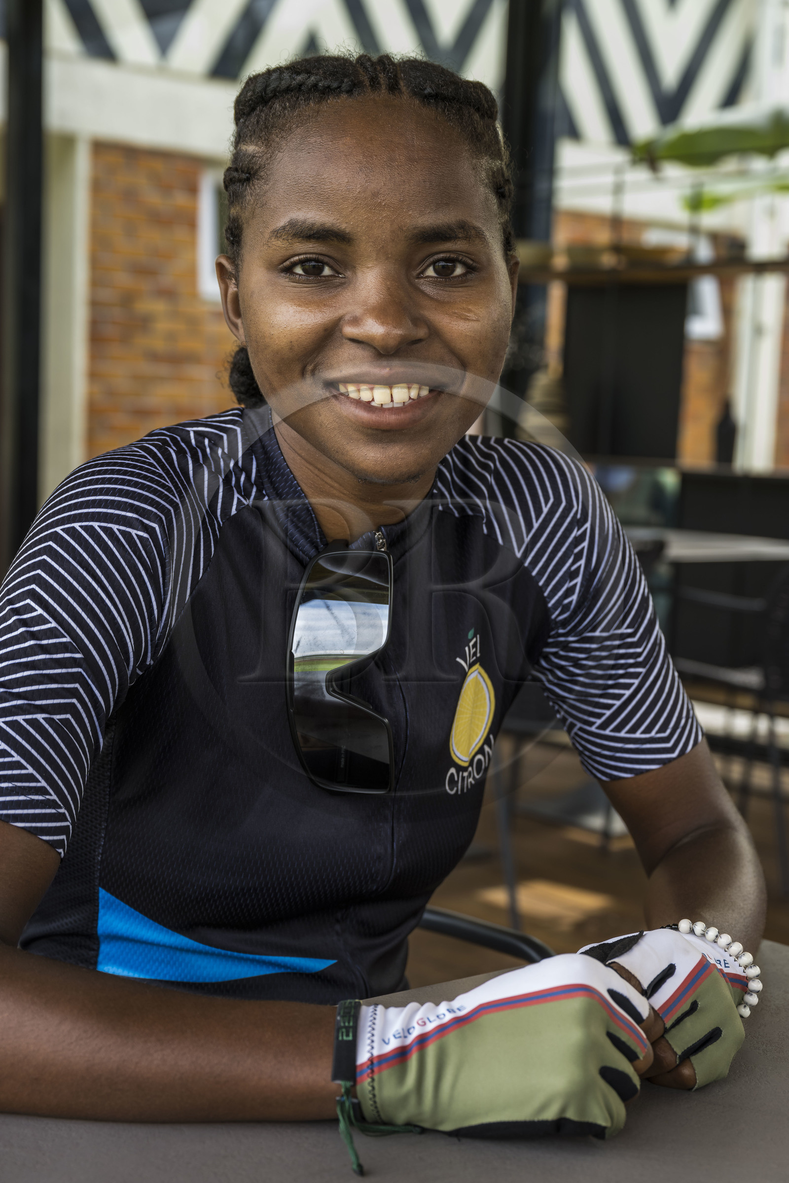 Rwanda, Kigali, la cycliste professionnelle rwandaise Violetta Neza