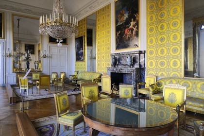 France, Yvelines, Chateau de Versailles, listed as World Heritage by UNESCO, the Grand Trianon, King Louis Philippe's family lounge