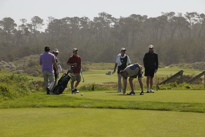 Etats-Unis, Californie, 17 mile drive, golf à Spanish Bay