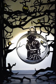 France, Bas Rhin, Strasbourg, Selestat, the Bibliothèque Humaniste (Humanist Library), exhibition on Christmas balls and accounts, reference to Hansel and Gretel