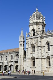 Portugal, Lisbonne, Bélem, Monastere des Hiéronymites (Mosteiro dos Jerónimos), classé Patrimoine Mondial de l'UNESCO, église Santa Maria