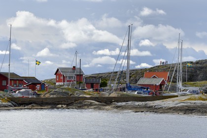Sweden, Västra Götaland, Väderöarna (weather islands) off Fjällbacka, the small harbourg