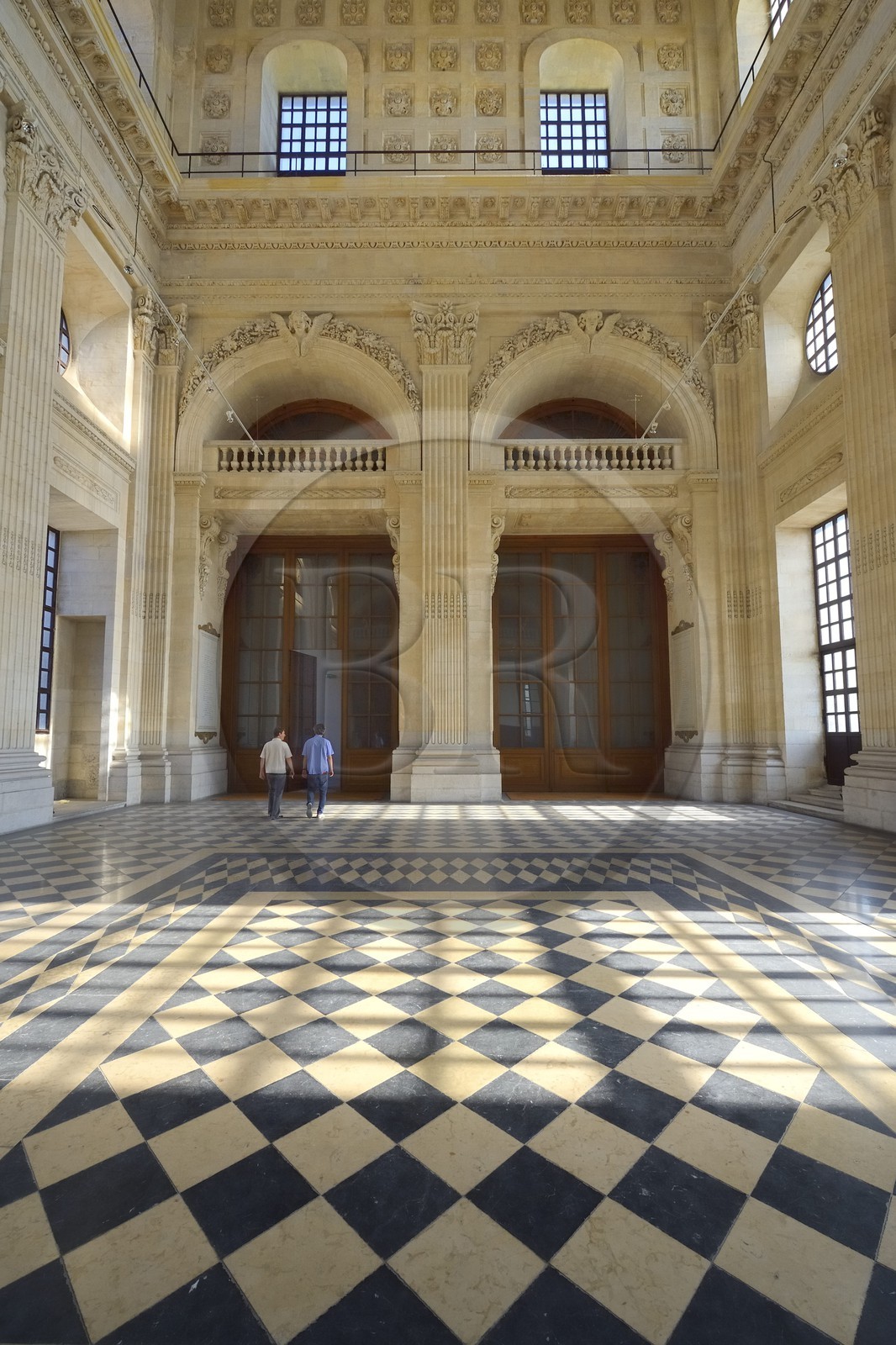 France, Rhône (69), Lyon, site historique classé Patrimoine Mondial de l'UNESCO, l'hôpital de l'Hôtel Dieu, Grand dôme