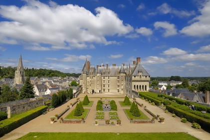 France, Indre et Loire, Loire Valley listed as World Heritage by UNESCO, Langeais, castle